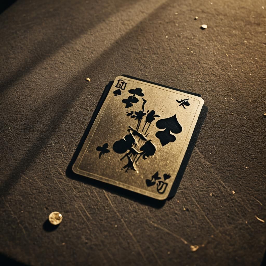 Jack of Clubs in Film Noir Style