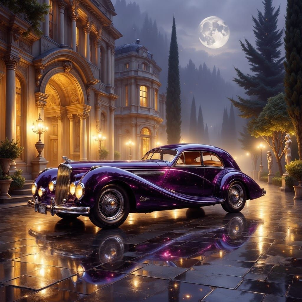 1939 Alfa Romeo Coupe in Sparkle Paint