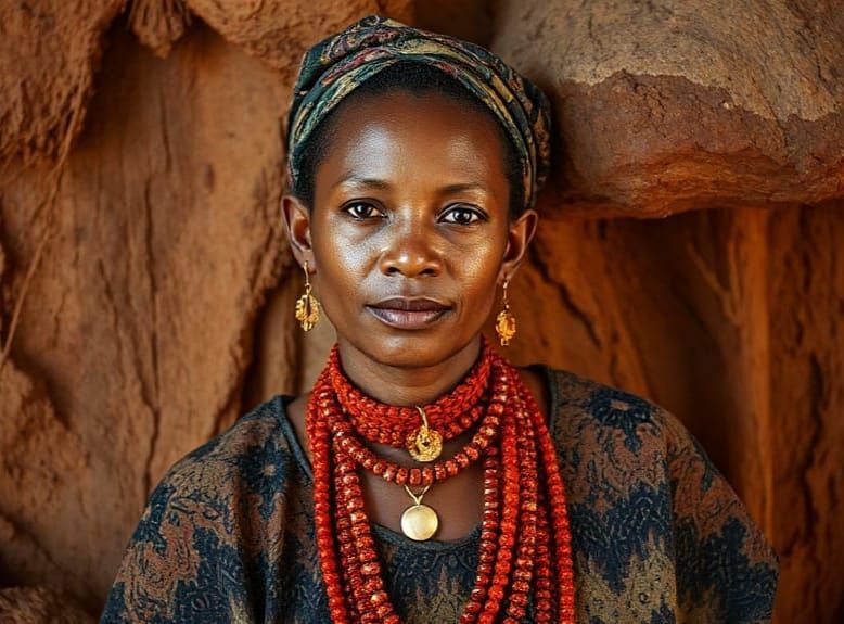 Vibrant Portrait in National Geographic Style