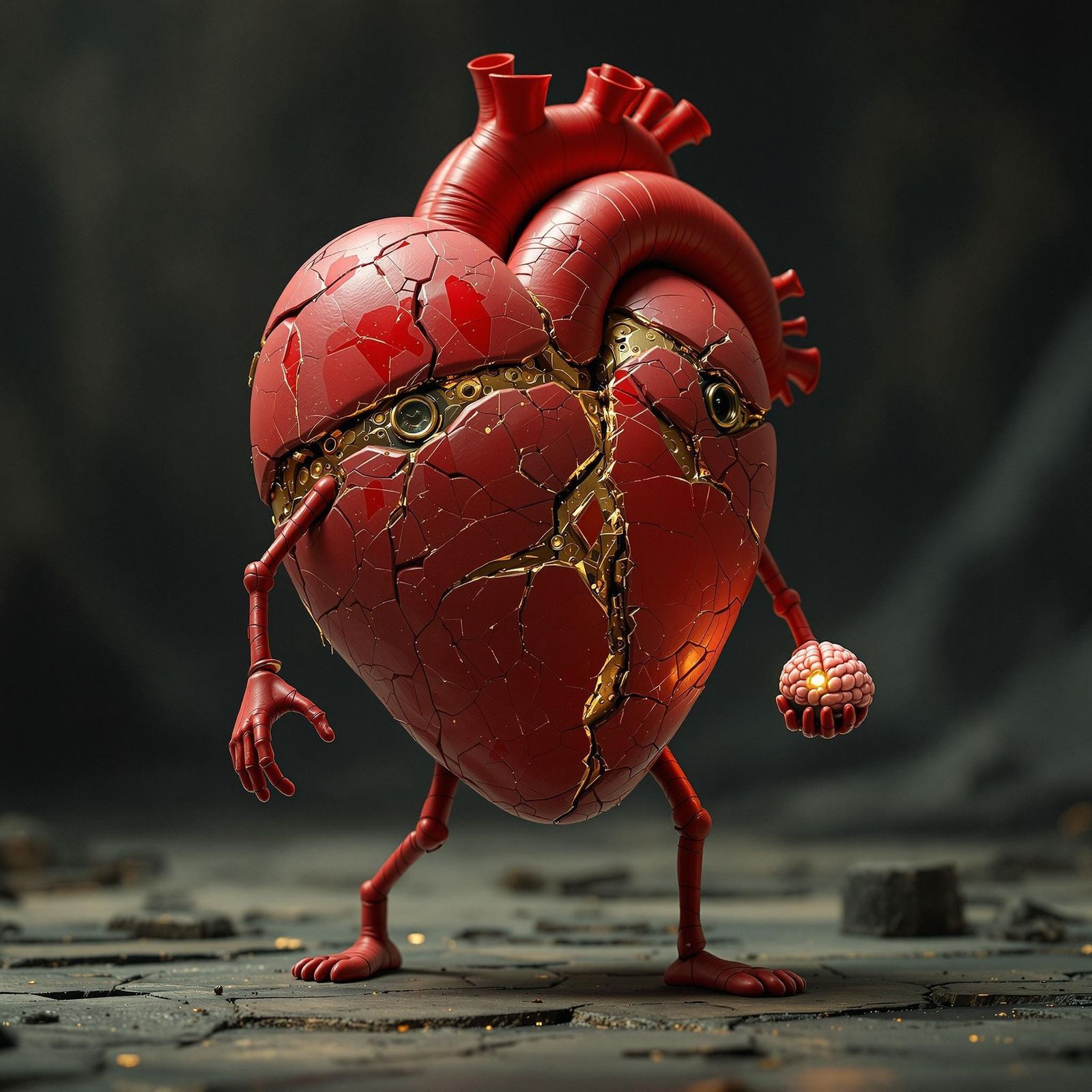 Resilient Heart Embodies Unyielding Spirit