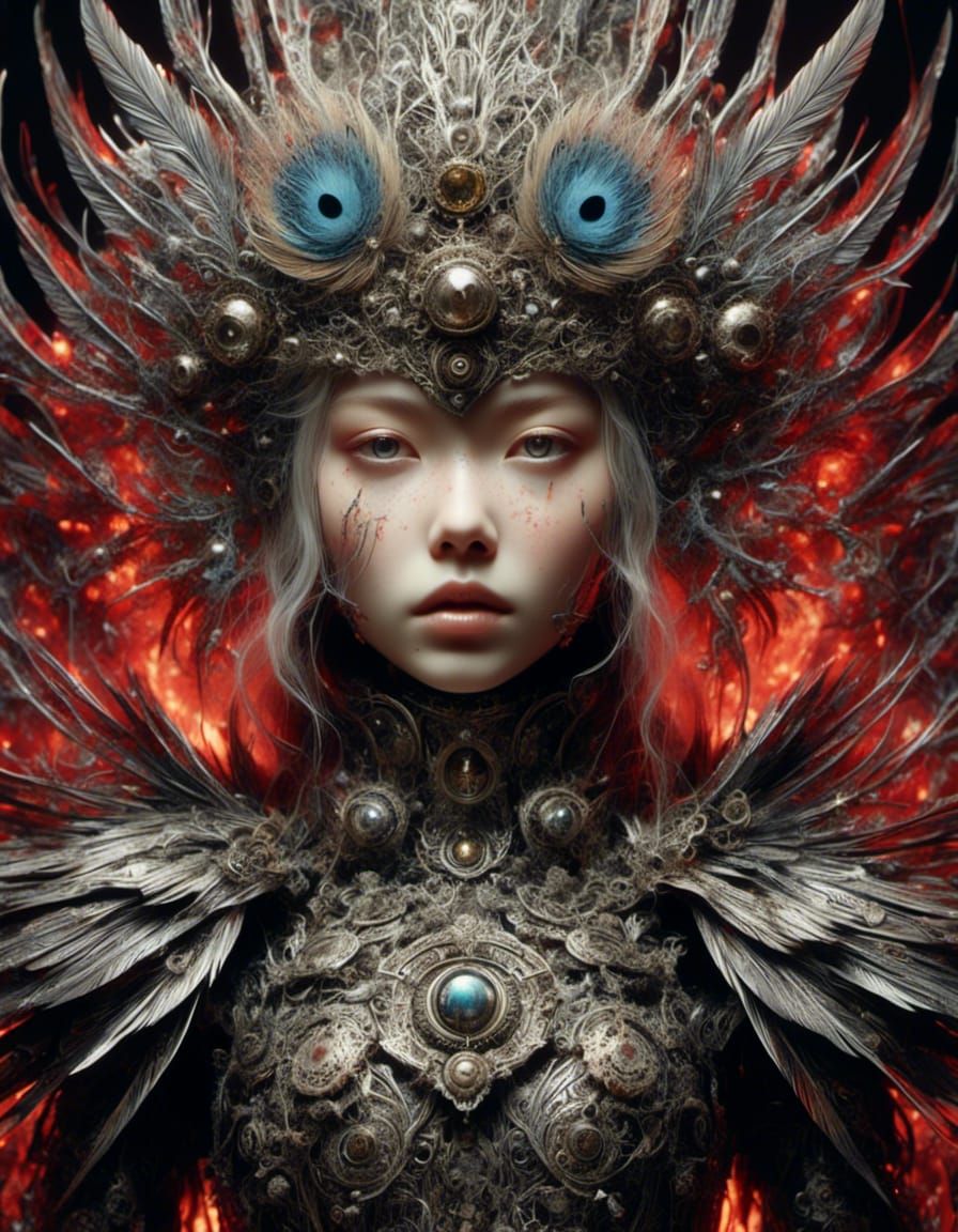 <lora:Mystikal:1.0> <lora:SuperHyperrealism:1.0> Sui Ishida art, soft cinematic masterpiece, hyperrealism, Sui Ishida ma...