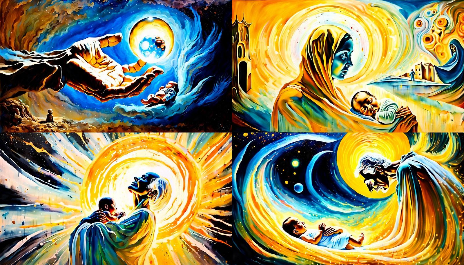 Surreal Energy Transfer: Death to Birth Acrylic