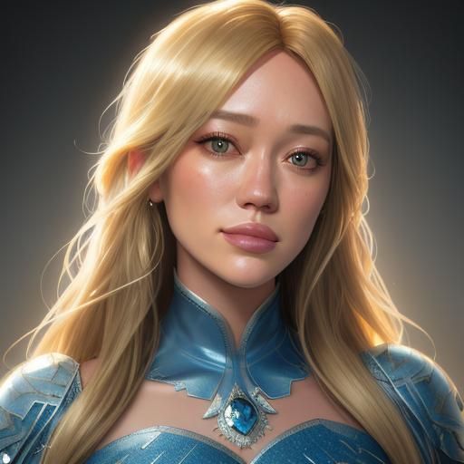 Cinderella Portrait in Art Nouveau Style