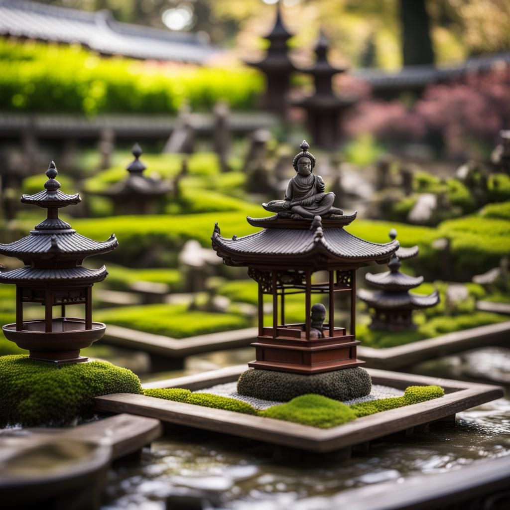 Nata-dera Temple's Moss Garden in Natural Light