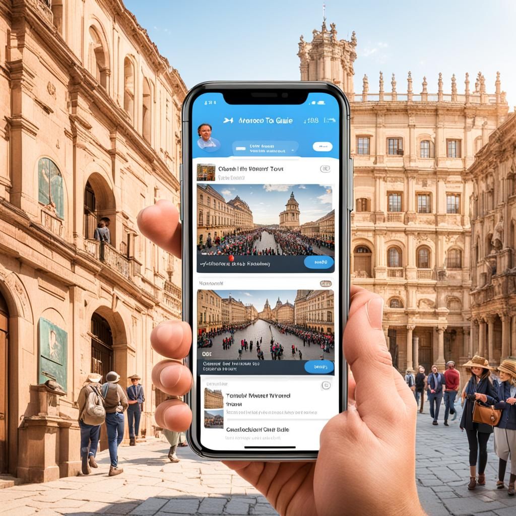 Tourists Guided Through Historical Events