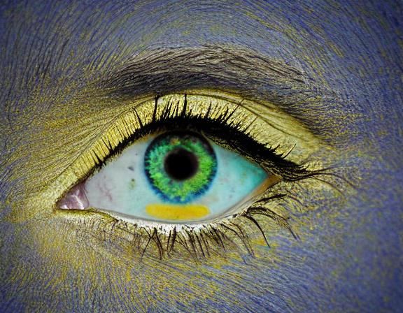 Emily Blunt Portrait in Sepia with Bokeh Effect