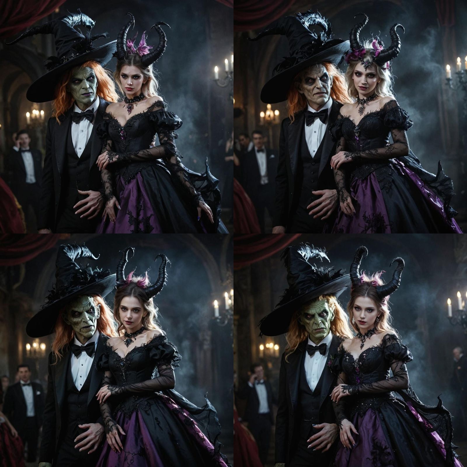 Witch and Demon at Monster Ball