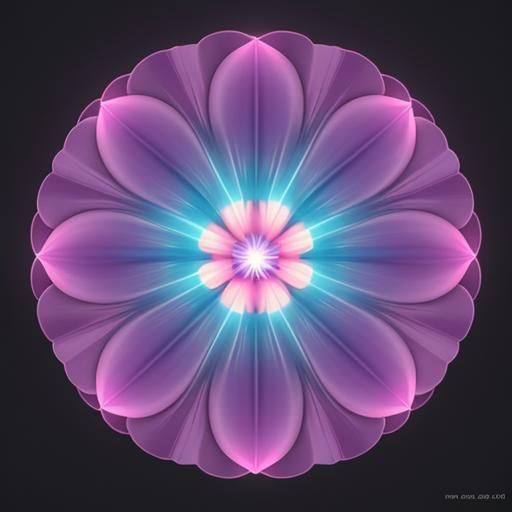 Full Flower Blossom in 3D Digital Art