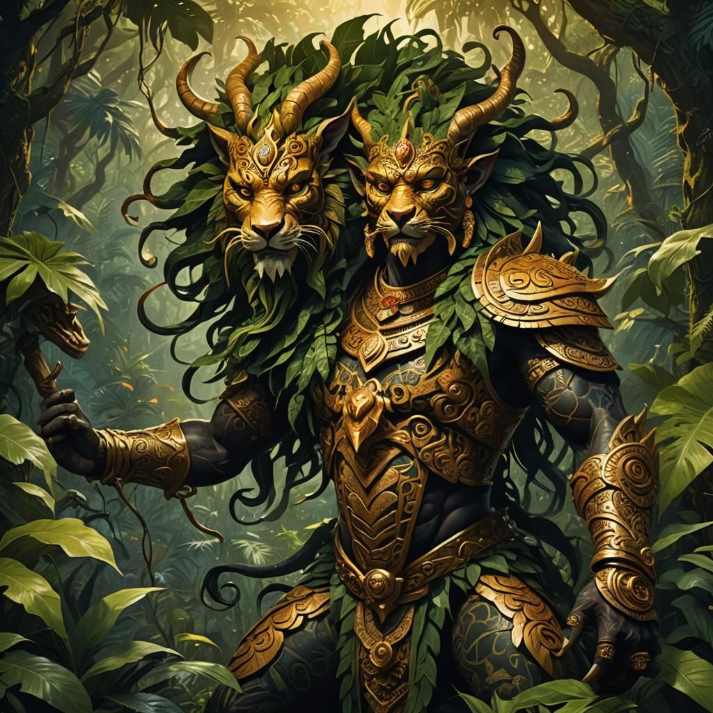 Jungle Sovereign Rakshasa in Greg Rutkowski Style