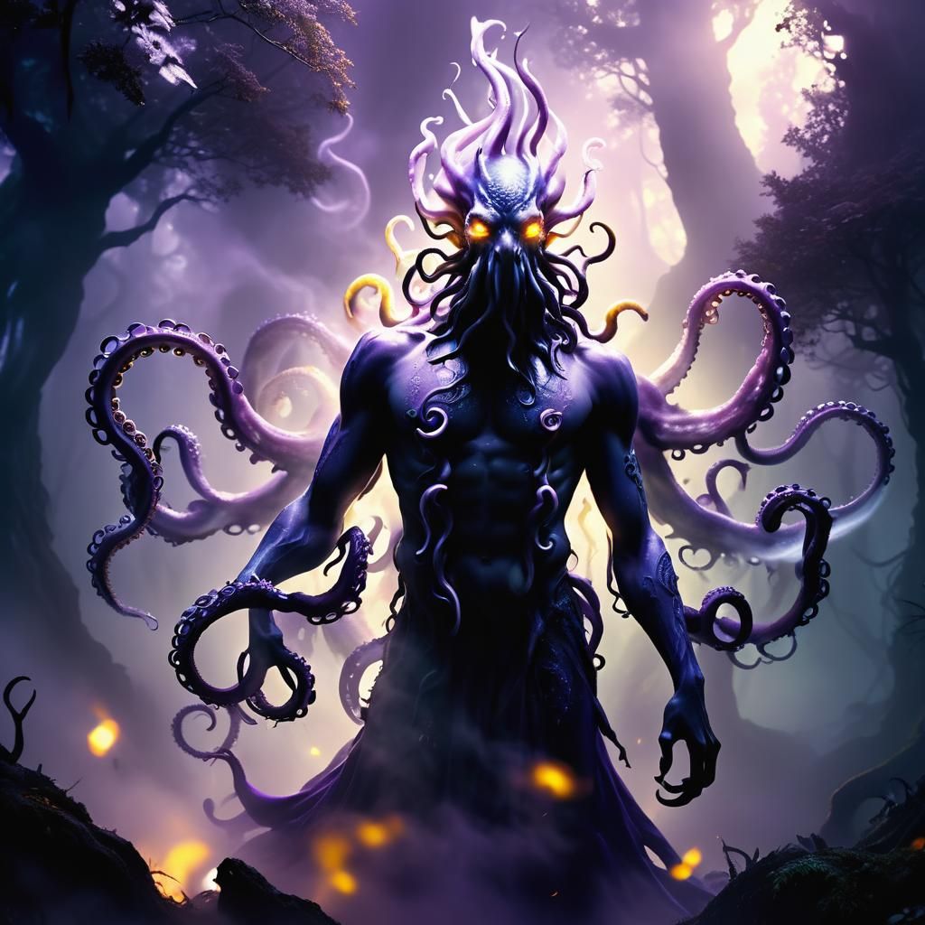 Cloud Elemental Simic Hybrid in Mystical Forest