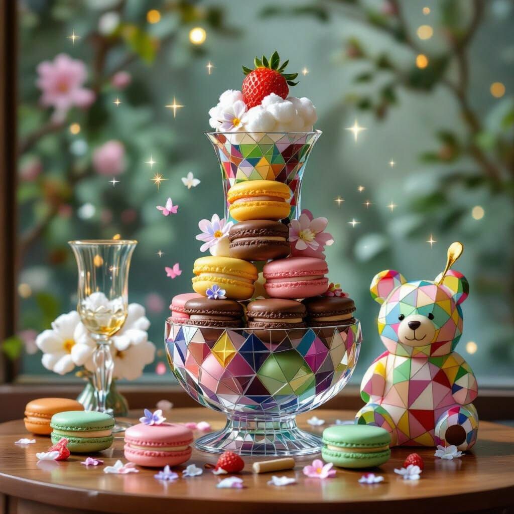 Pastel Japanese Fairy Tale Candy Display