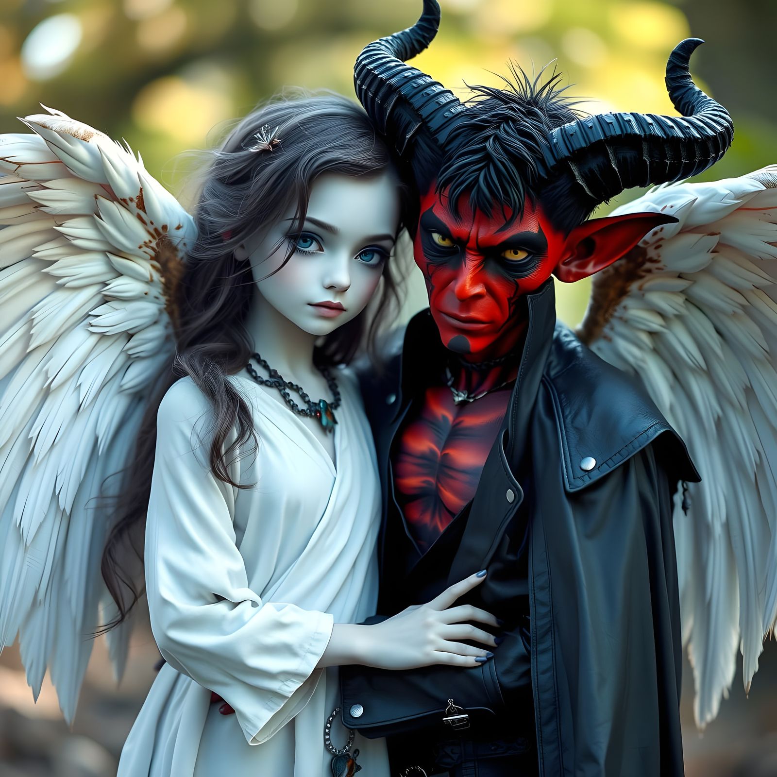 Angels and Demons as Unlikely Friends