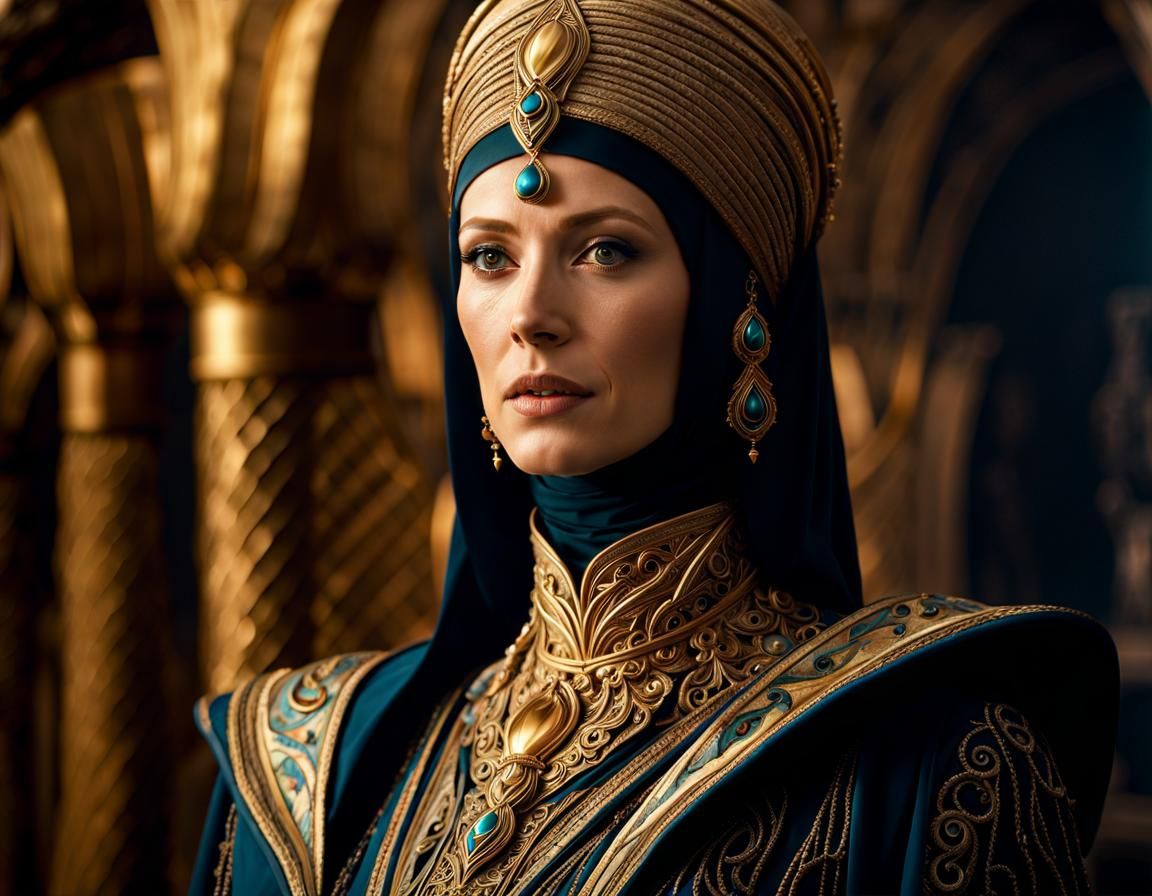 Young Bene Gesserit Portrait in Digital Matte Painting