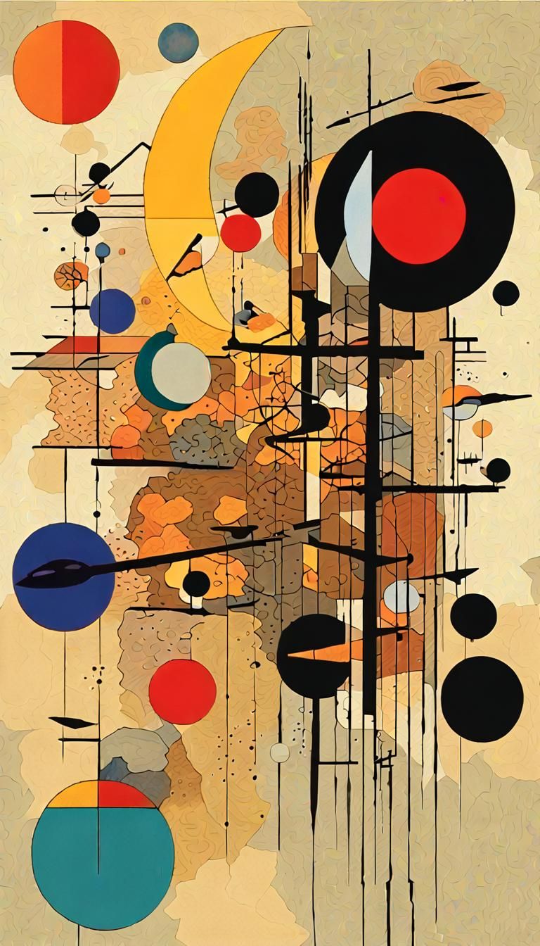 Surreal Rite of Spring in Retrowave Style