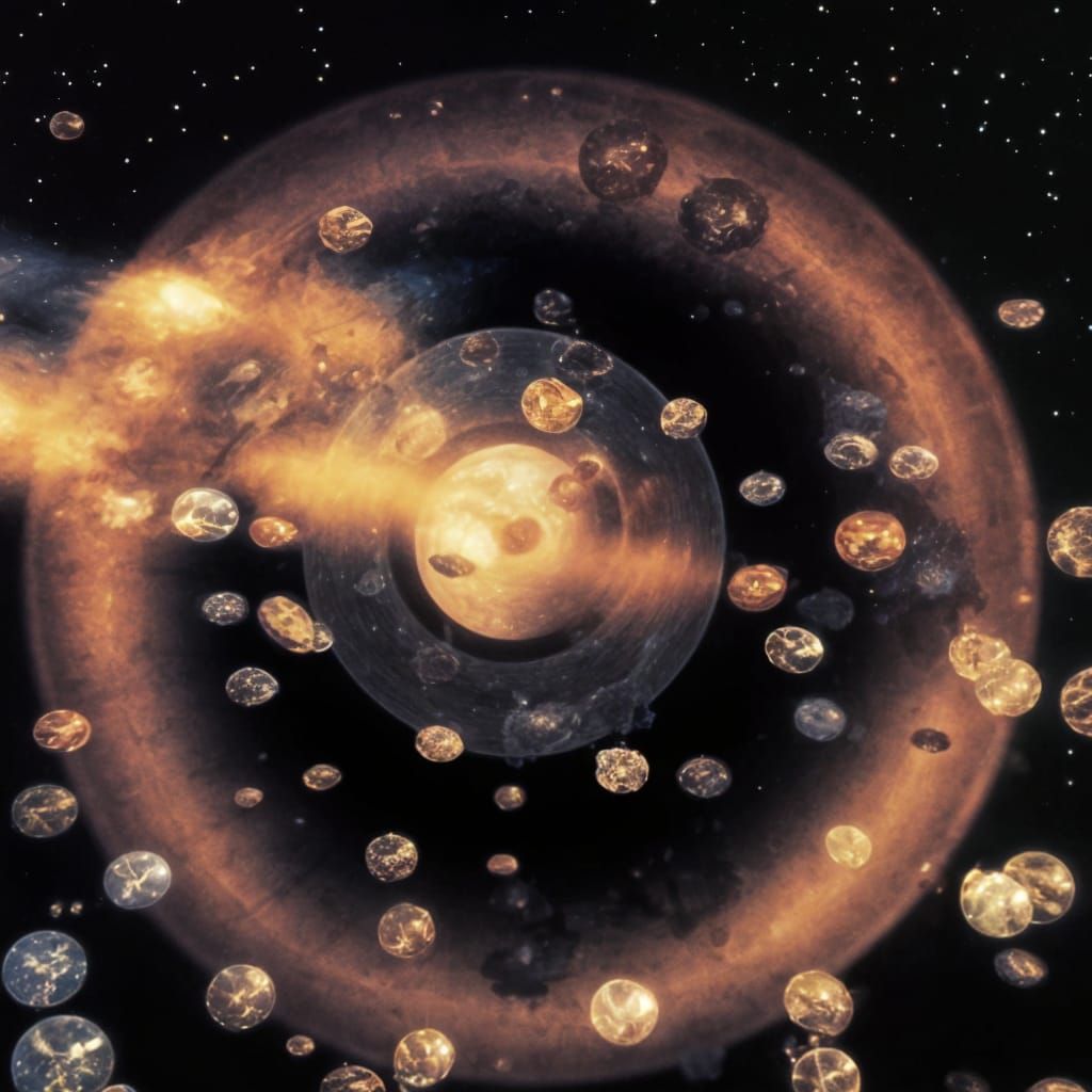 Hyperdetailed Celestial Formation Near Alpha Centauri