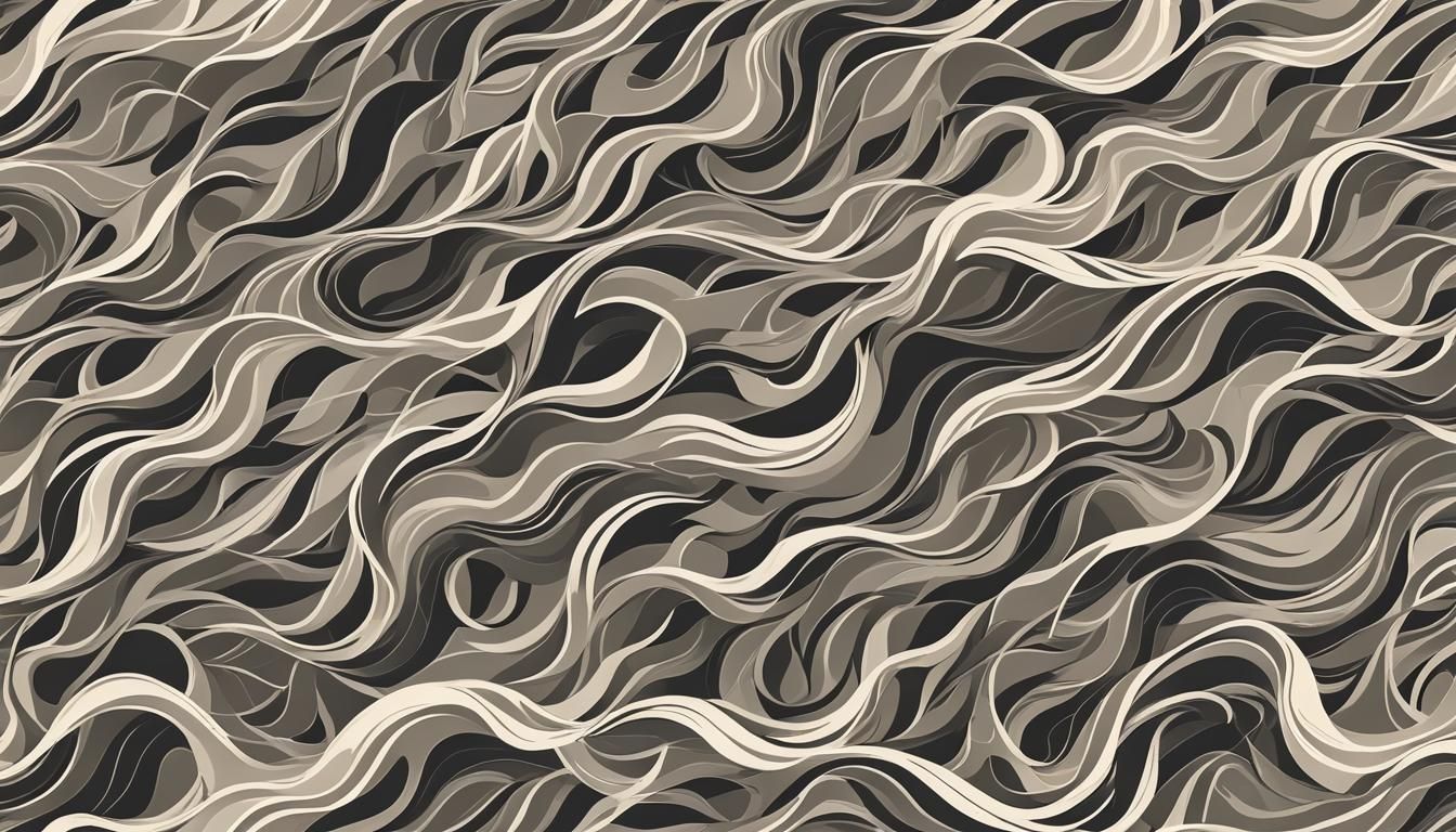 Abstract Wind Design with Flowing Shapes