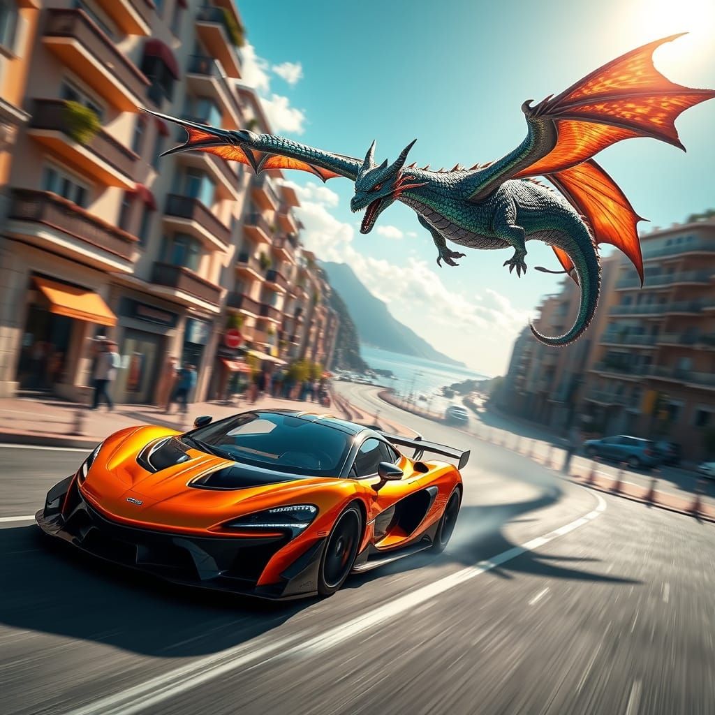 Vibrant Orange McLaren Senna GTR Speeds Through Monaco with ...