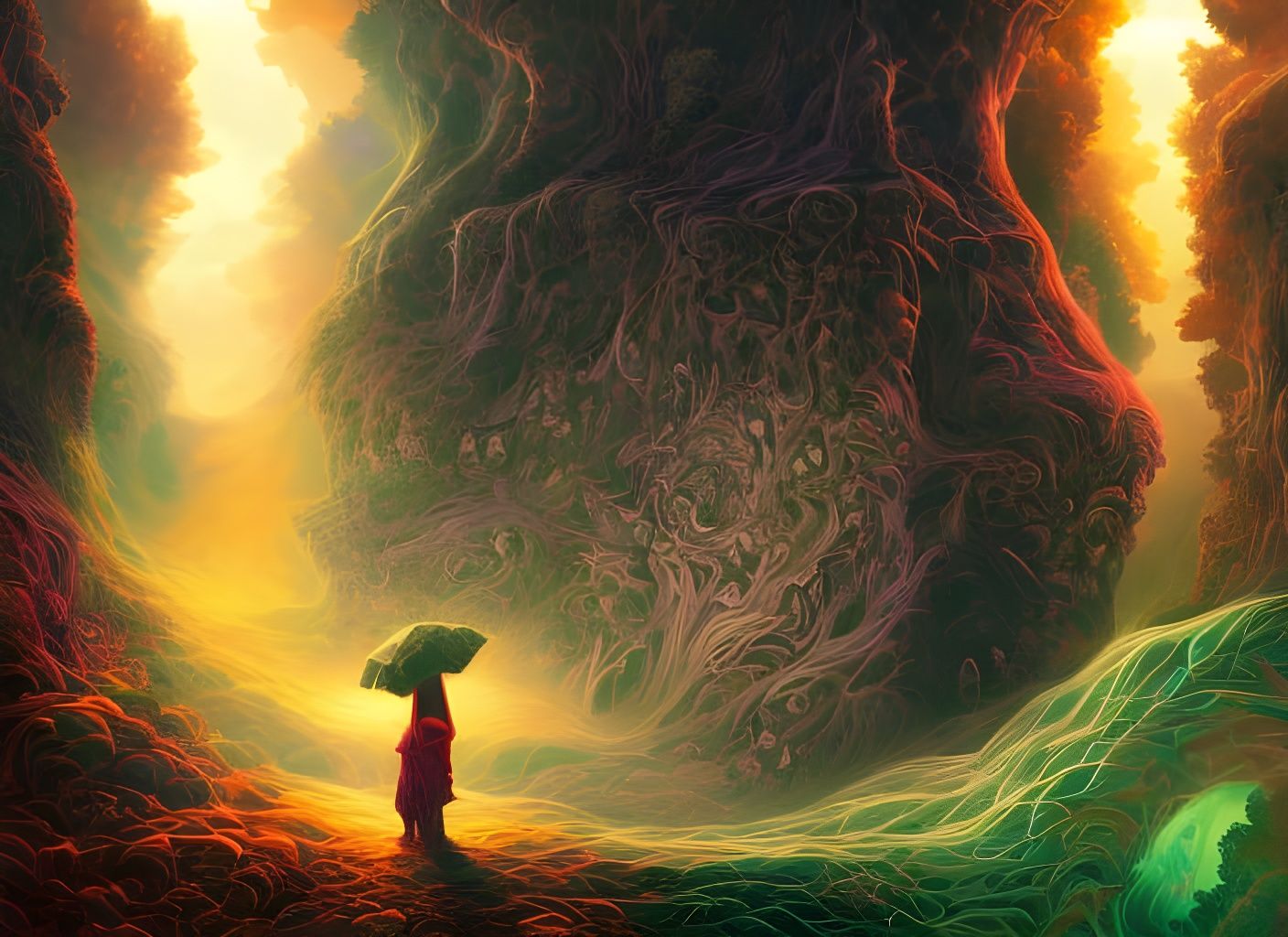 Dilemma in Infinite Dimensions: Digital Artwork