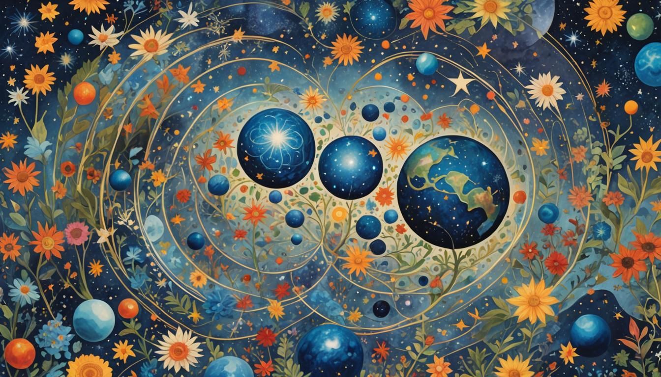 Interconnectedness: Holographic Cosmic Illustration