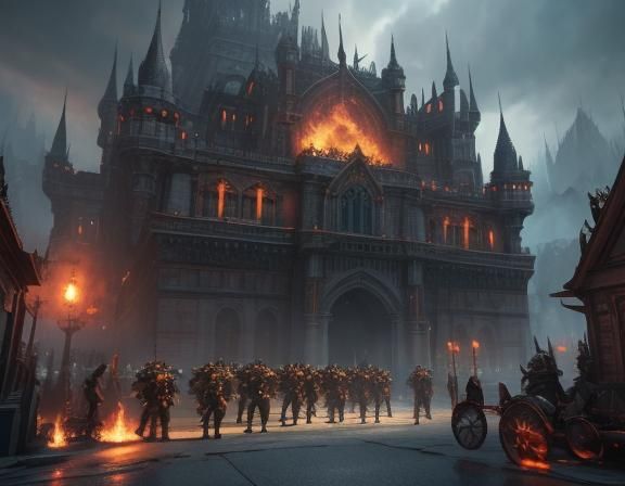 Detailed Matte Painting of a Land of Confusion