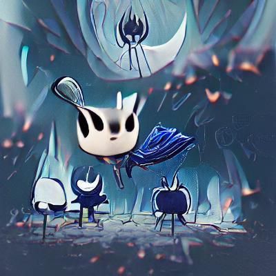 Stylized Knight in Rain-Swept Cityscape