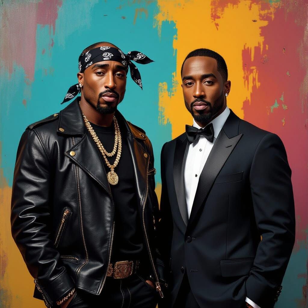 Tupac and Diddy: A Portrait in Gritty Realism
