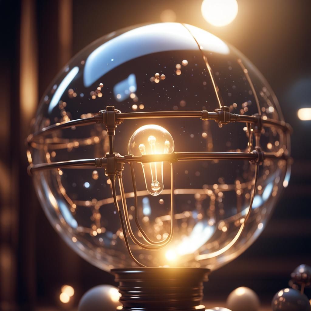 Intergalactic Baseball Game in Glass Spheres