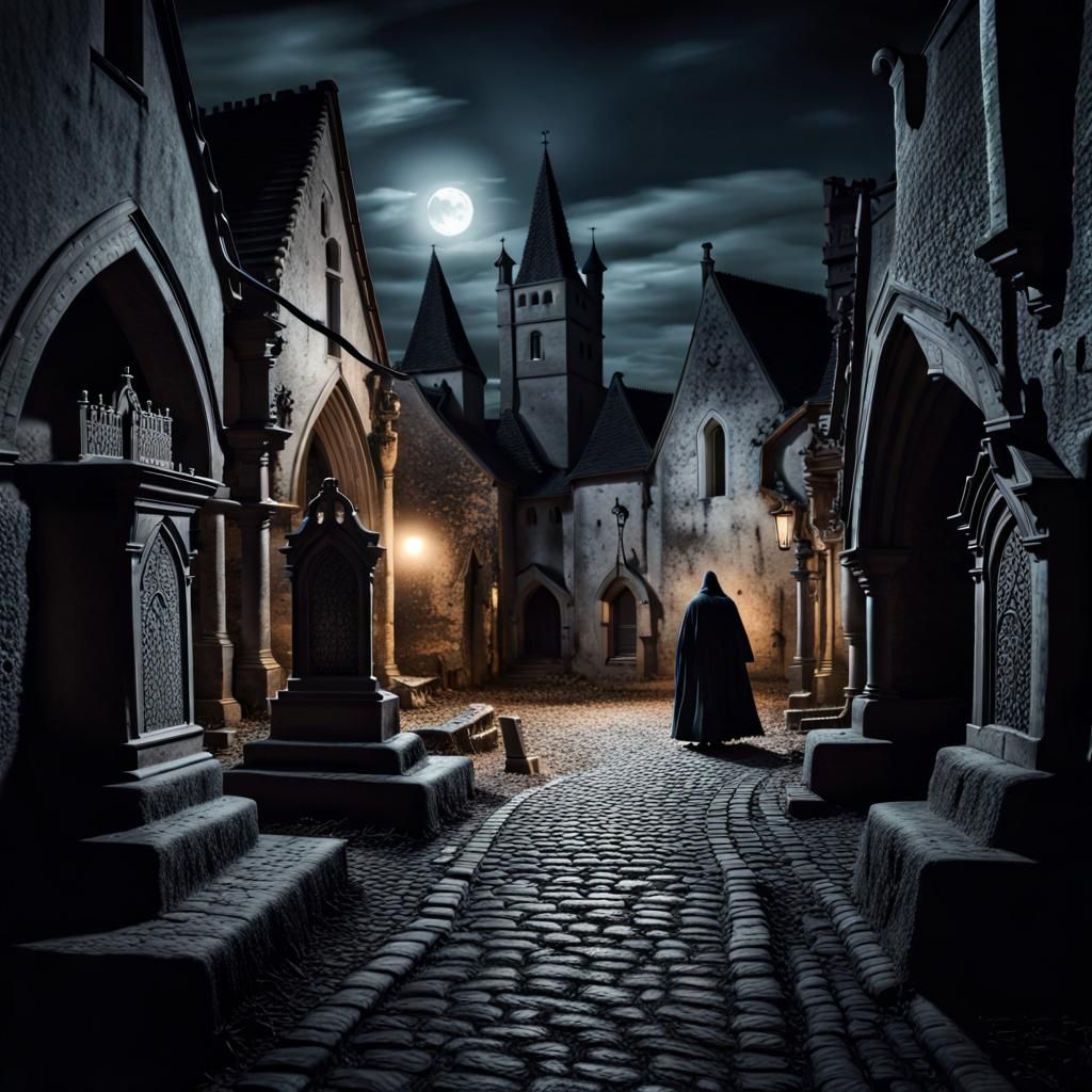 Haunted Medieval Village with Headless Rider