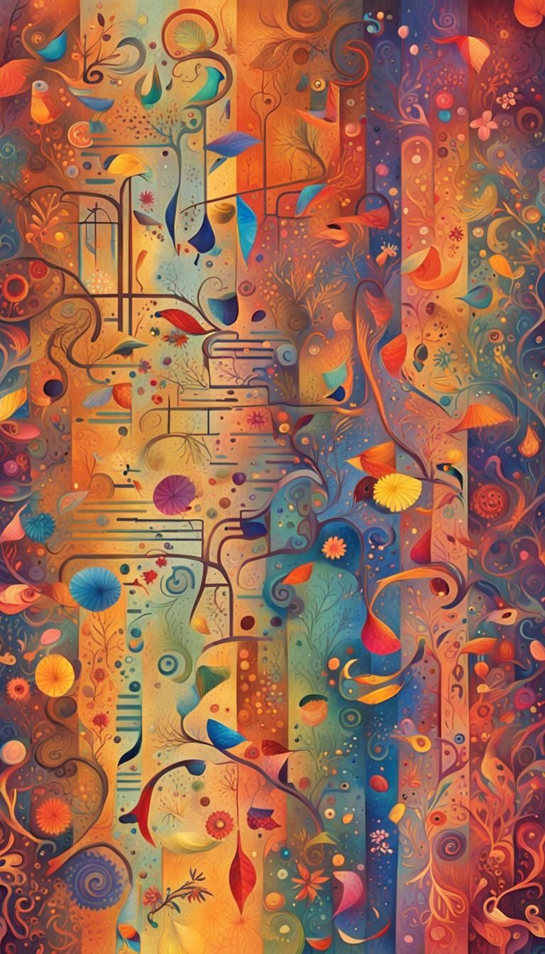 Visual Language: Intricate Patterns of Light and Sound