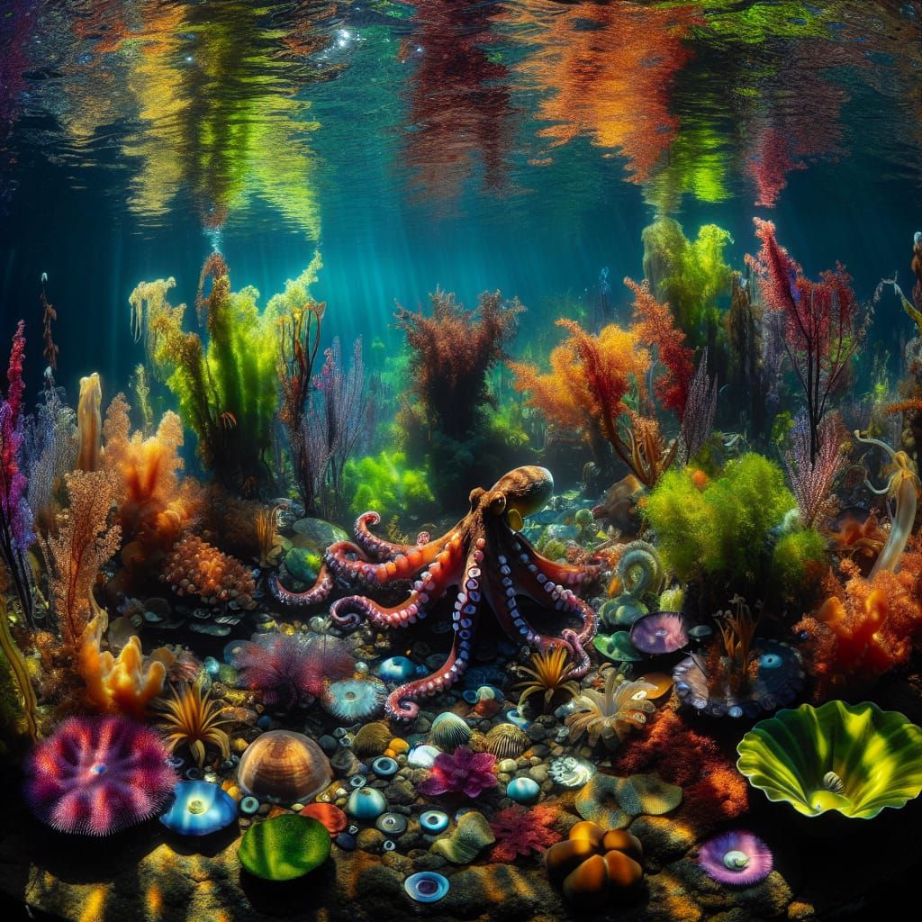 Octopus's Garden: Underwater Symphony of Life