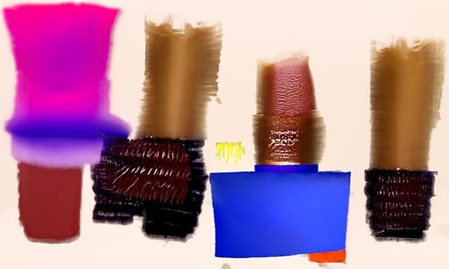 Microcosm Crocodile with Leathery Fringe Design