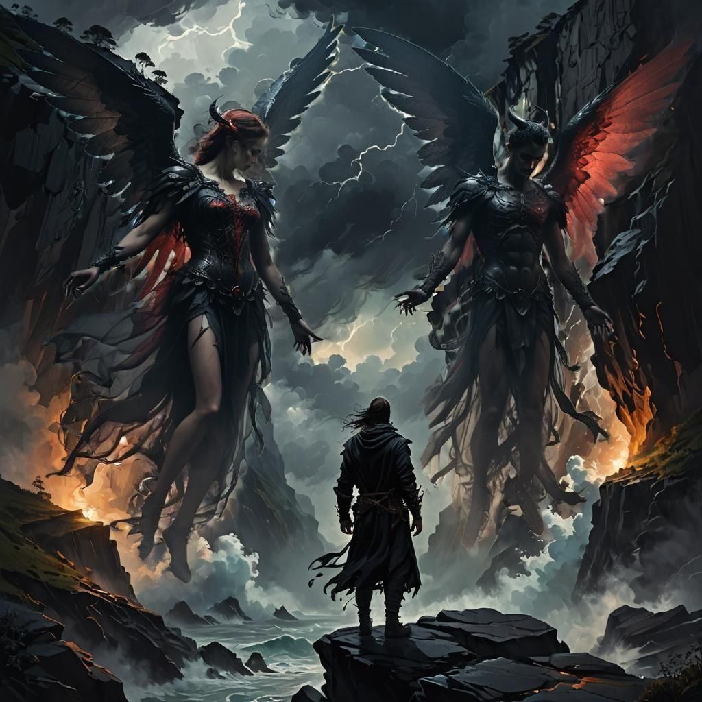 Moses meets Lusifer and Lilith