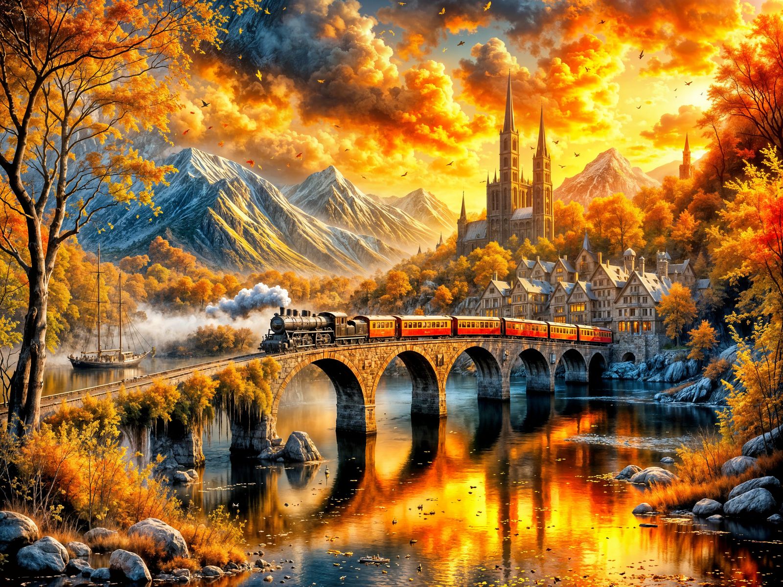 Beautiful autumn landscape