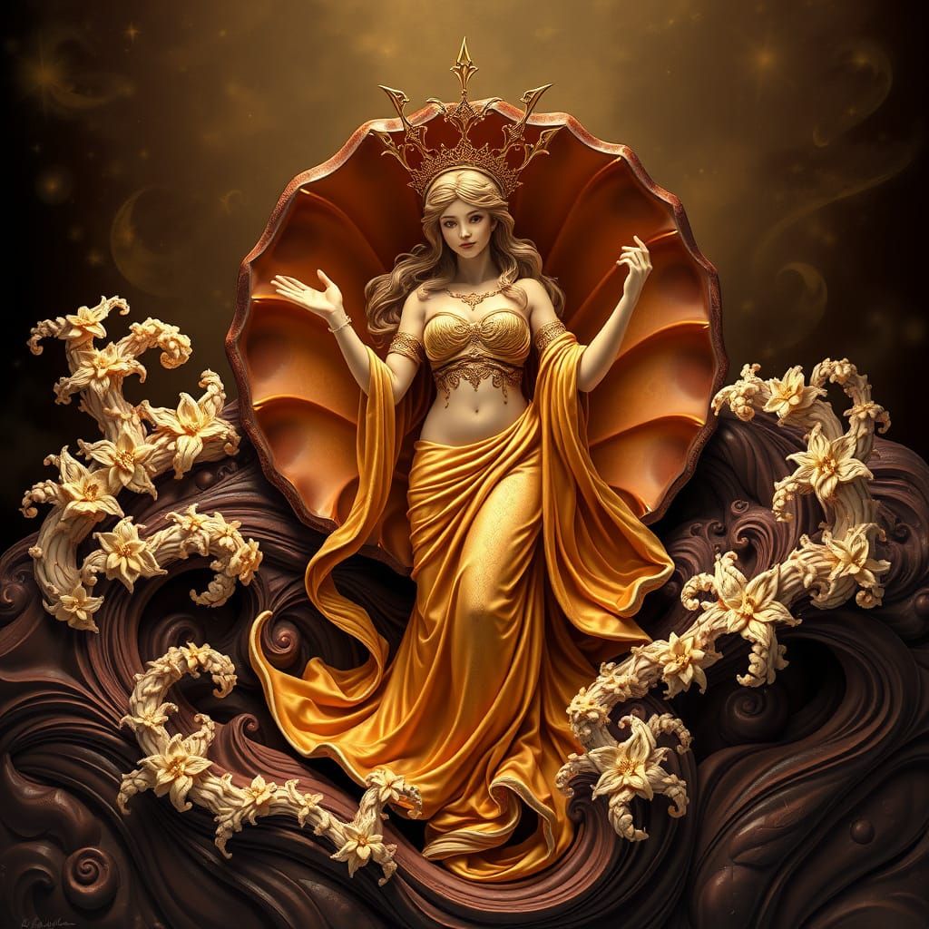 Venus Emerges from Chocolate Shell: Pop Surrealism