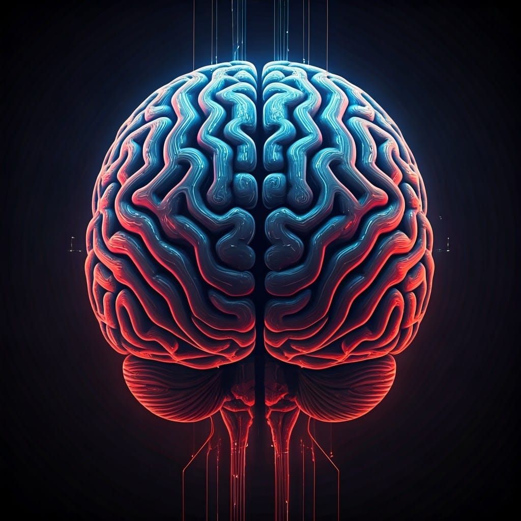 Biomechanical Brain with Pulsating Neural Pathways