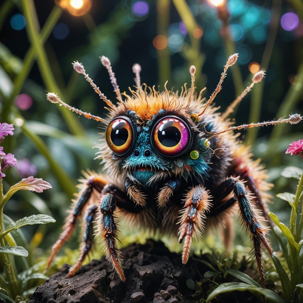 Adorable Alien Creature in a Macro Photograph