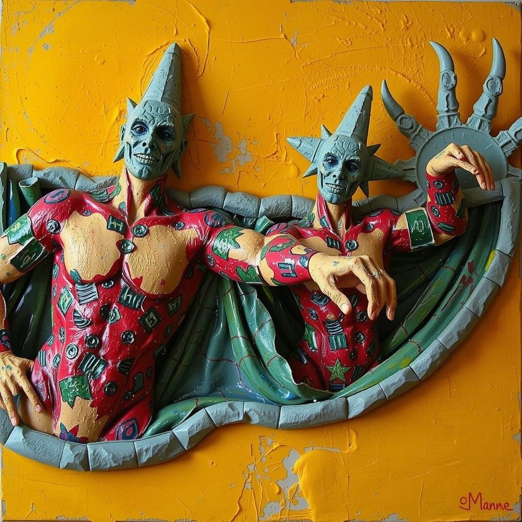 Expressive Sculpture of Glory and Imminence