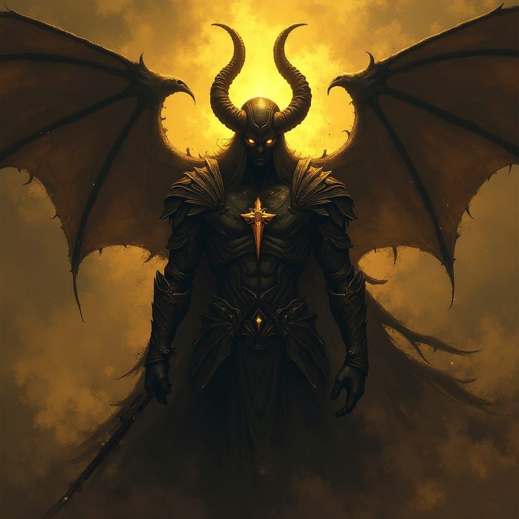 Cyberpunk Grimdark Fantasy in Harmony Gold Style