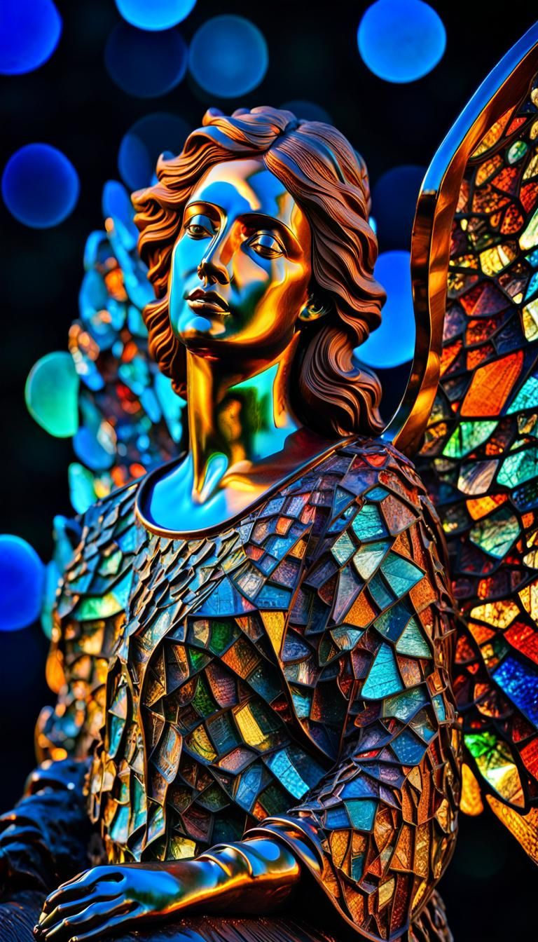 Stained Glass Angel