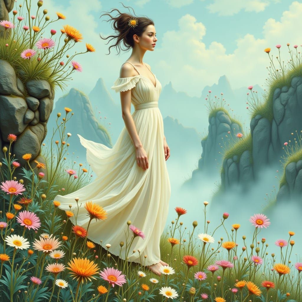 So schöne große Wildblumen