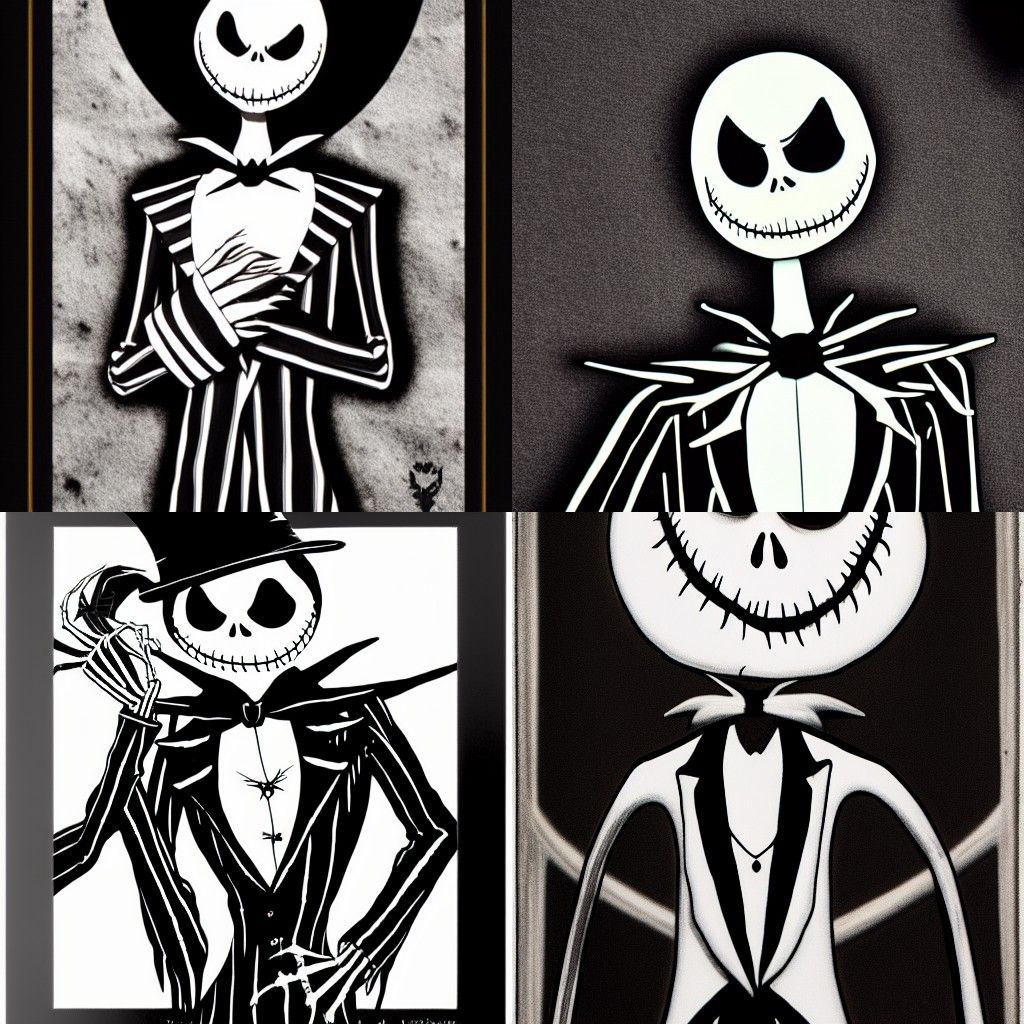 Jack Skellington in Black Suit
