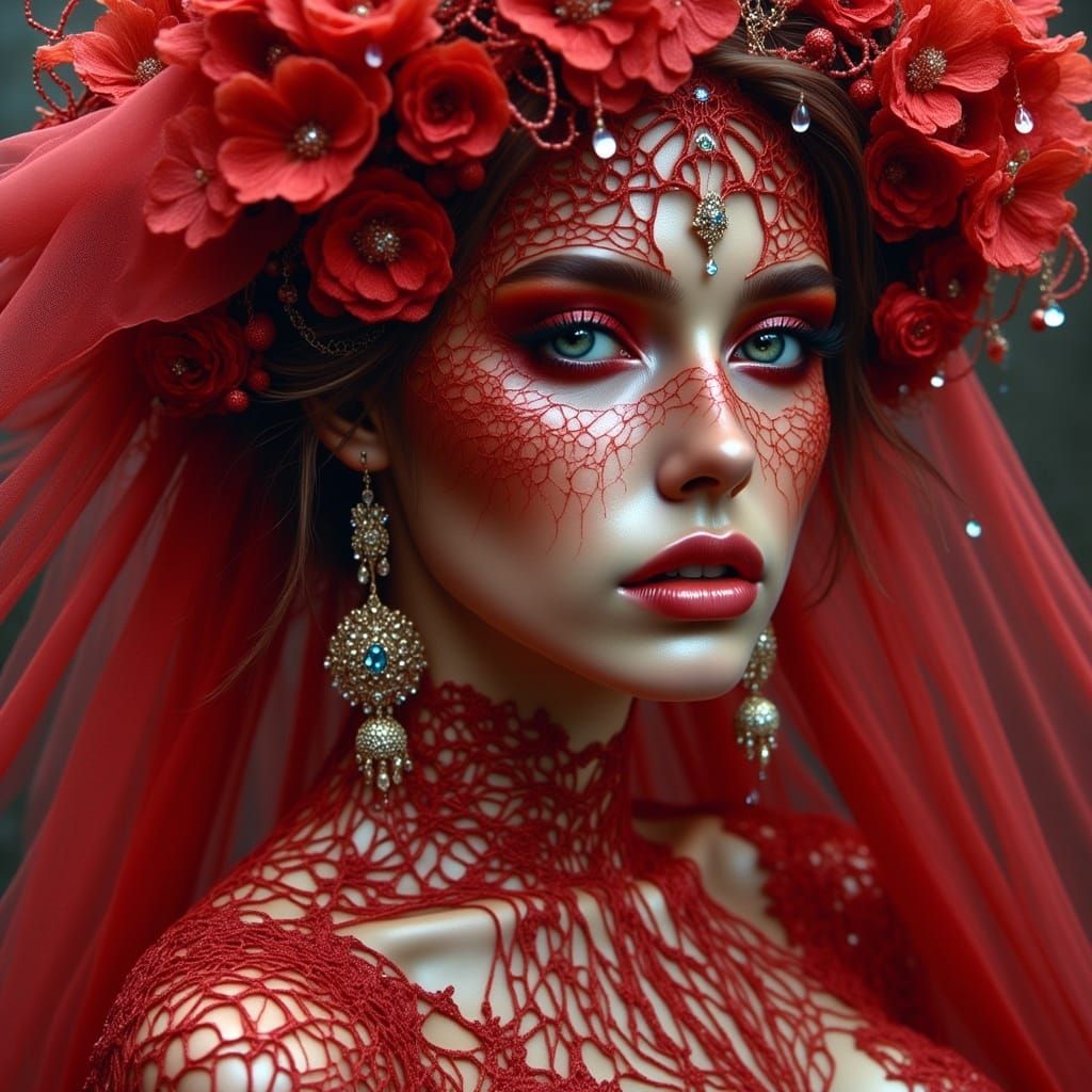 Veiled in Red