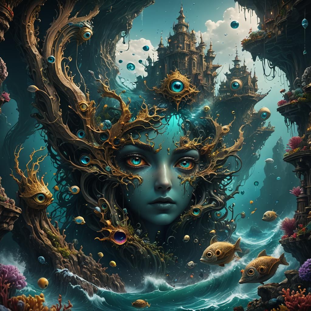 Fantastical Eyes Emerge from Deep Sea