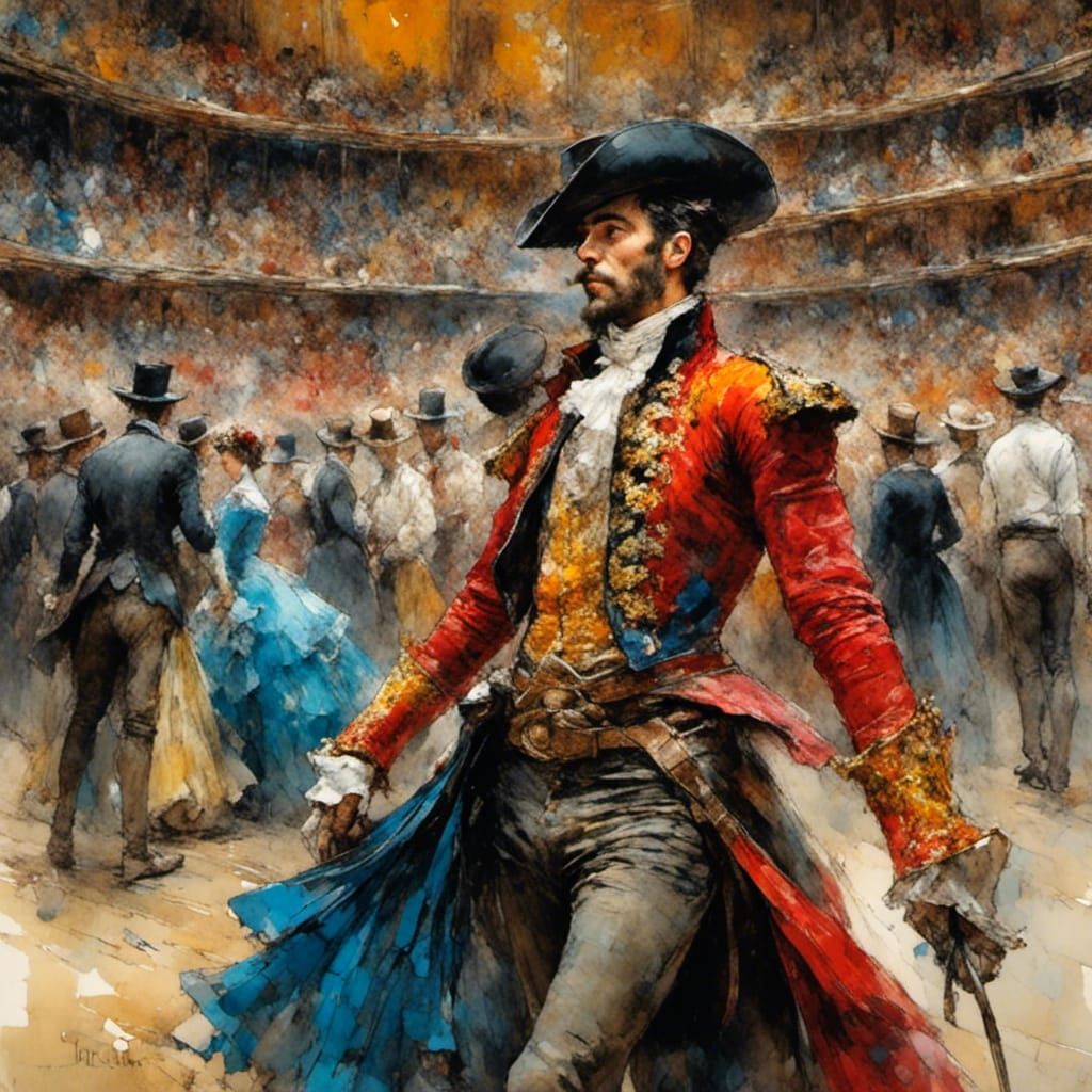 Spectacular Spanish Bullfight in HDR