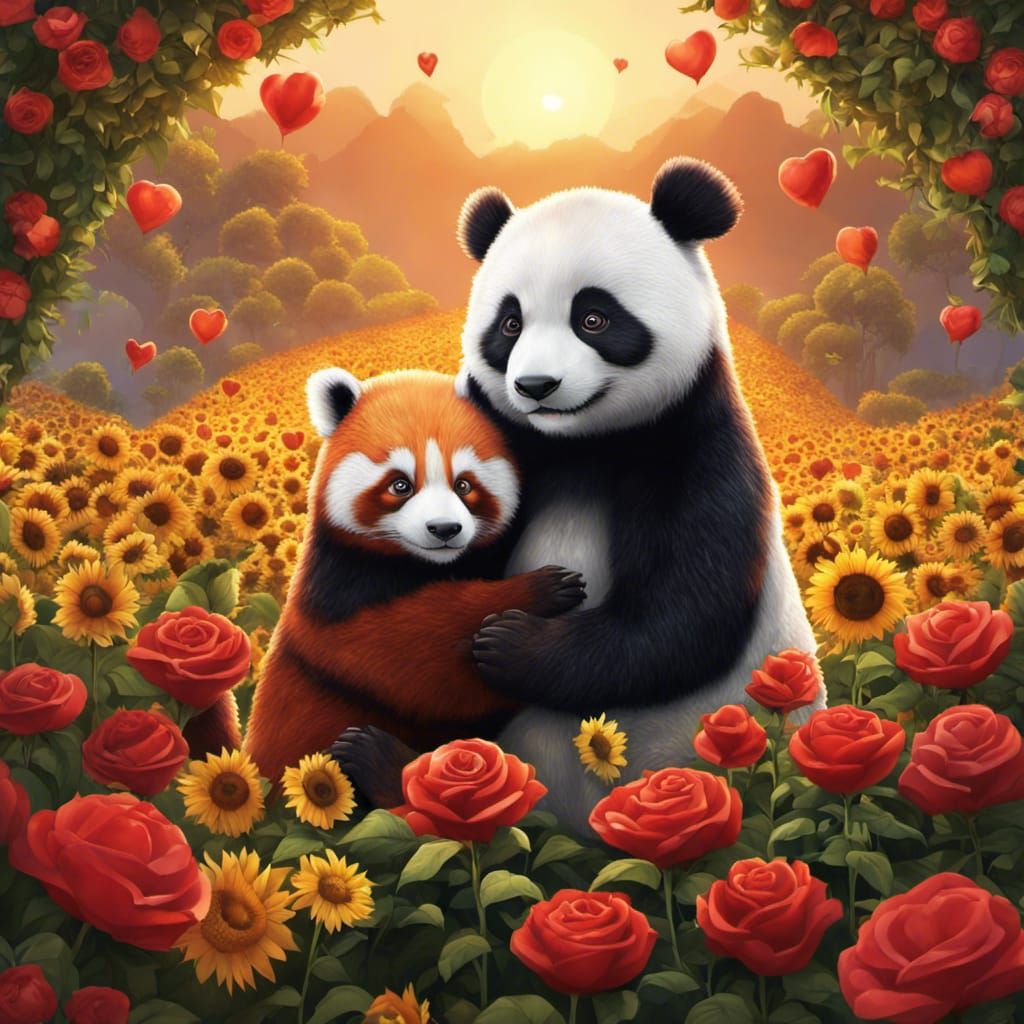 Panda love