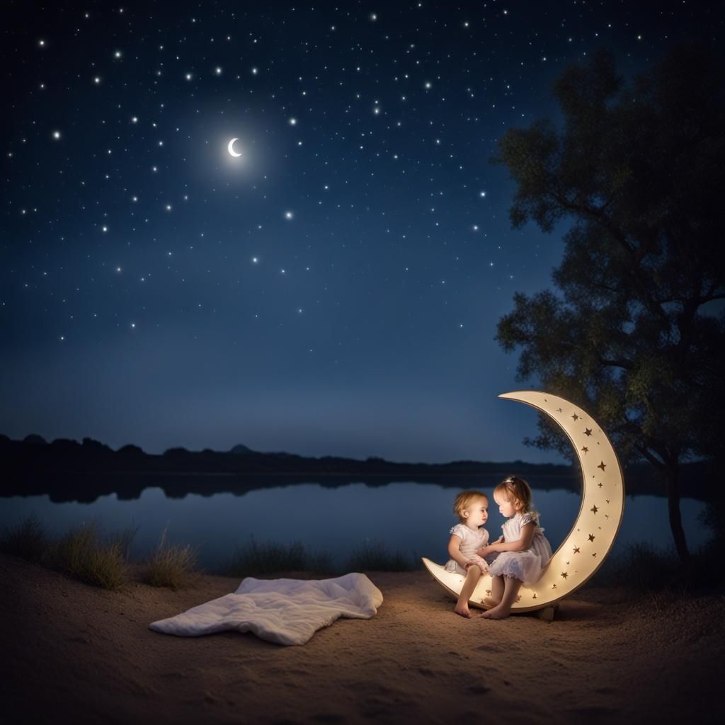 Starlit Night Landscape Photography