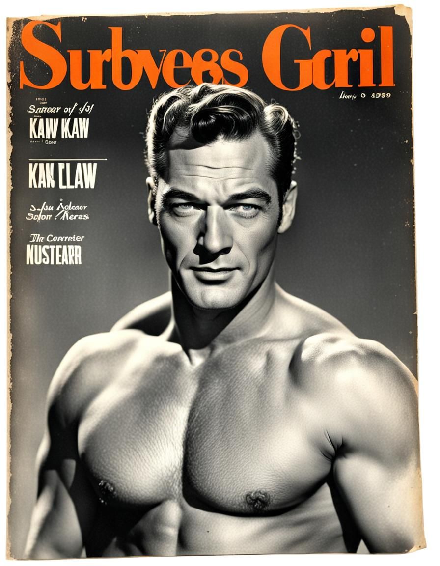 Vintage 1950s Cover Girl in Klaw Style