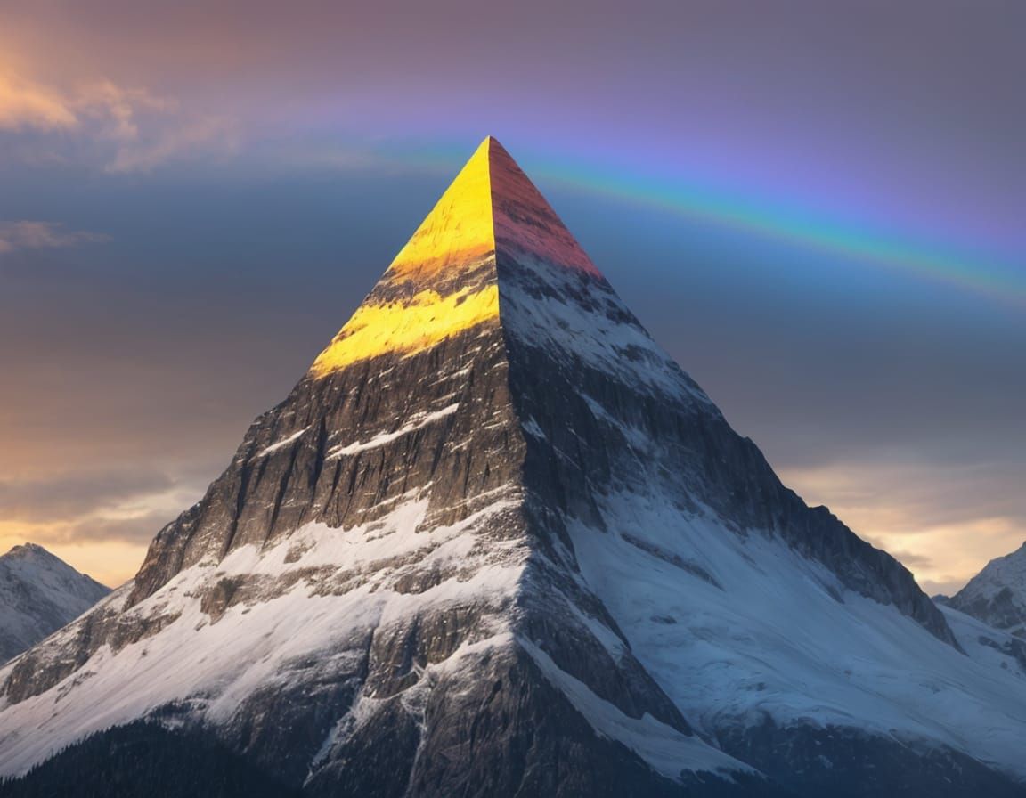 Mountain Prism in Switzerland