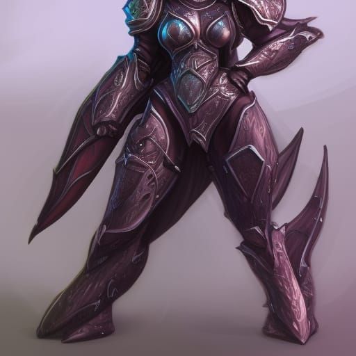 Female Dragon Knight Concept Art in Unreal Engine 5