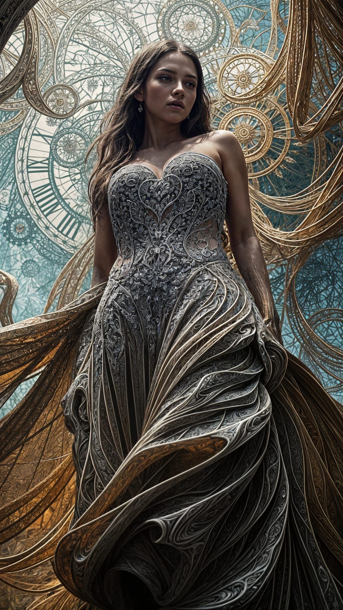 Beneath the Surface: A Hyperrealistic Dive into Timeless Fem...